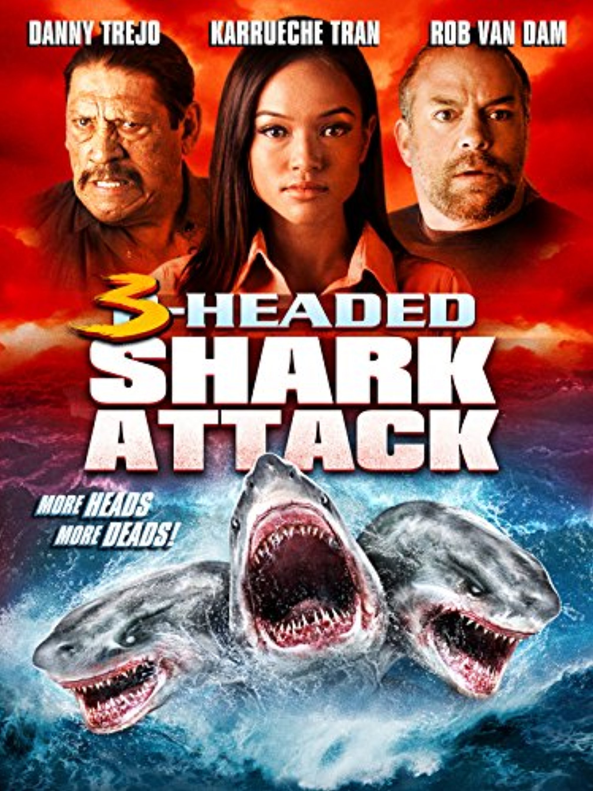 3-Headed Shark Attack (2015) movie poster download