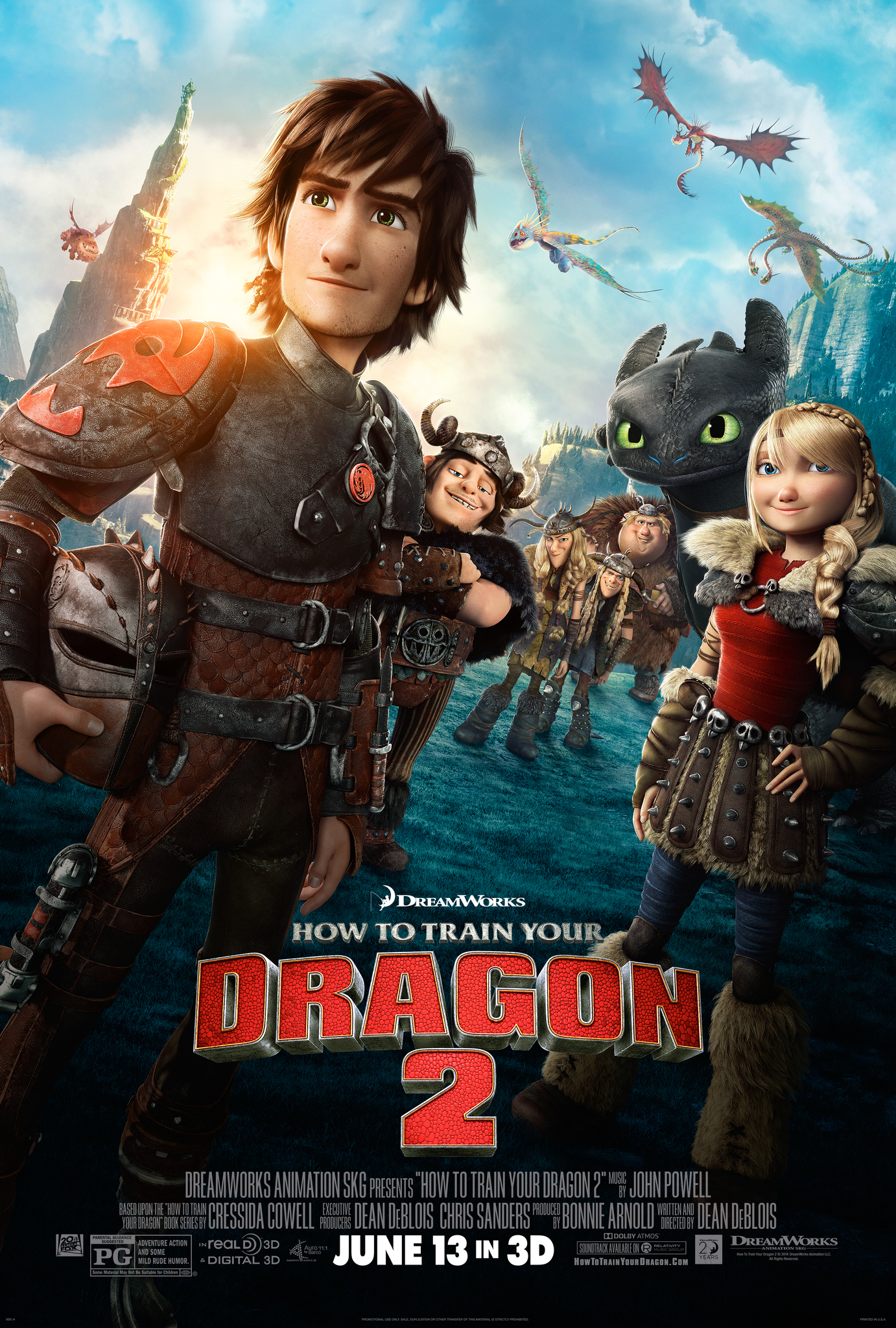 How to Train Your Dragon 2 (2016) movie poster download