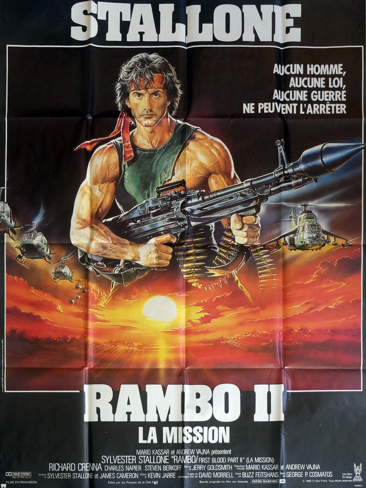 Rambo 2 movie poster download