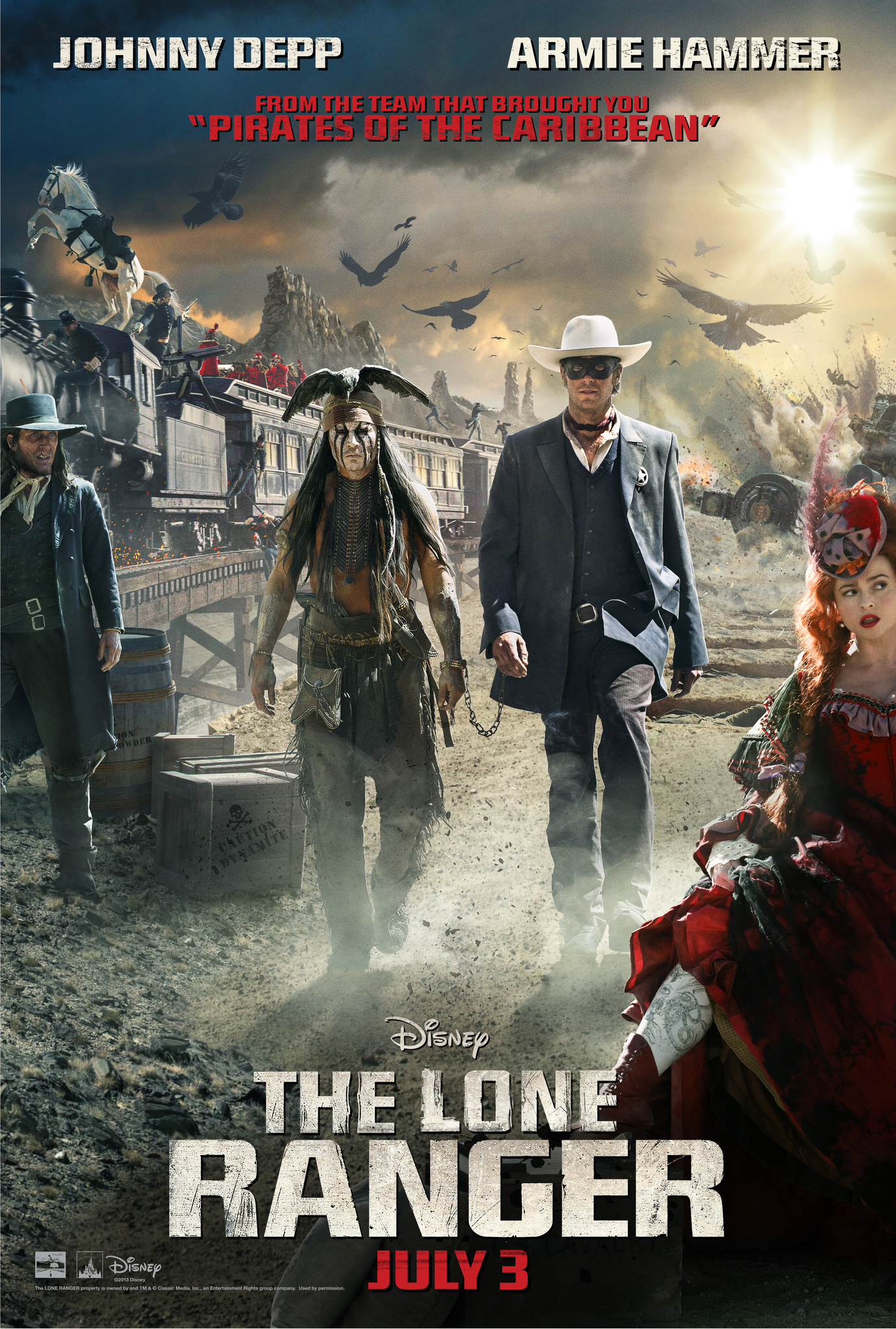 The Lone Ranger (2013) movie poster download