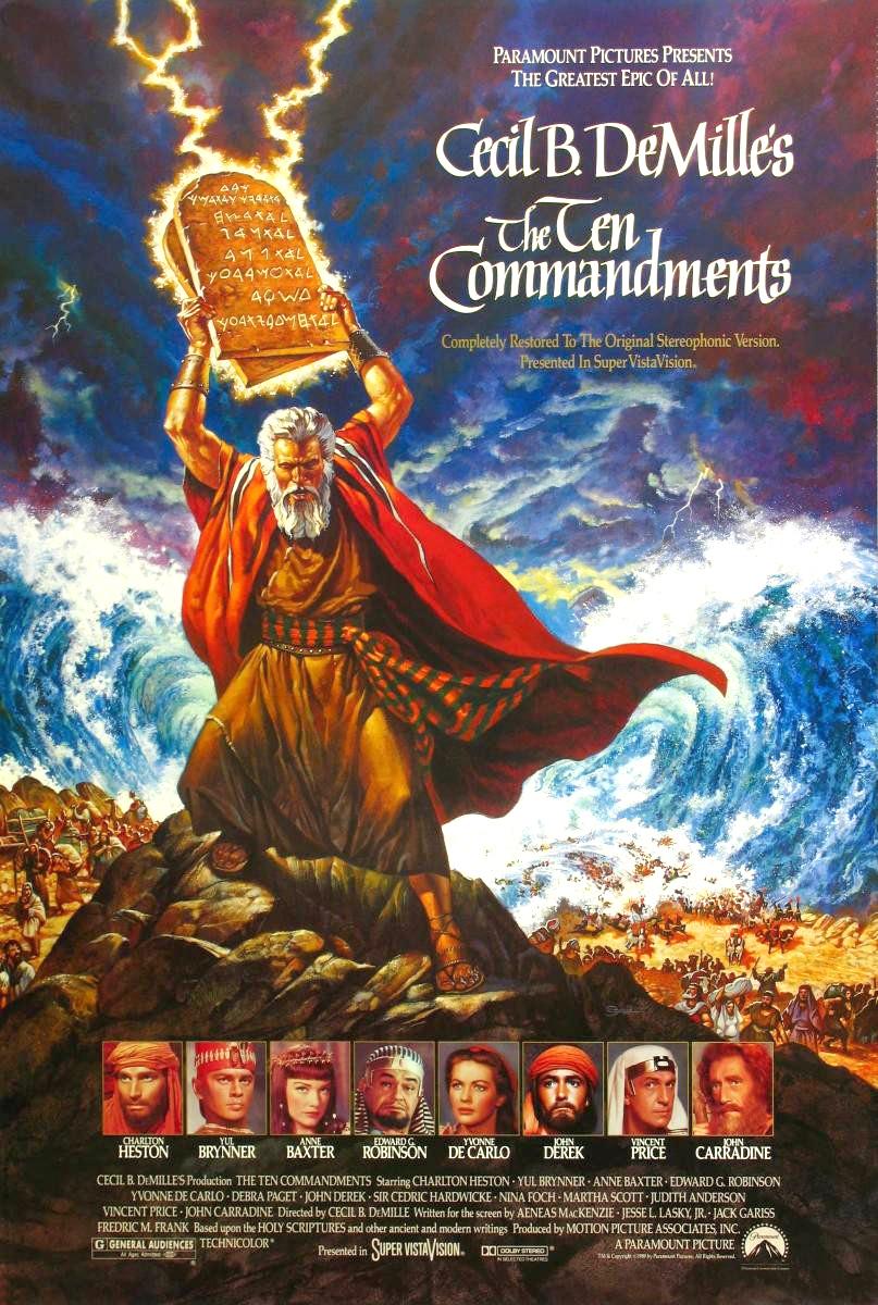 The Ten Commandments (1956) movie poster download